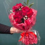 Букет из красных роз &laquo;Огонёк &raquo; 1