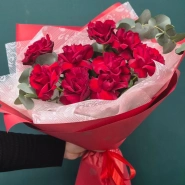 Букет из красных роз "Аленький цветочек&raquo; 1