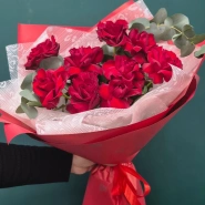 Букет из красных роз "Аленький цветочек&raquo; 0