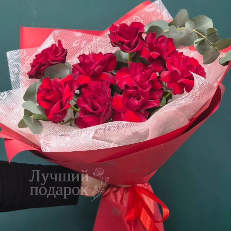 Букет из красных роз "Аленький цветочек&raquo;