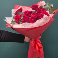 Букет из красных роз "Аленький цветочек&raquo; 2