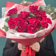 Букет из красных роз "Аленький цветочек&raquo; 4