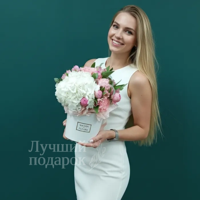 Композиция в коробке &laquo;Благодать&raquo;