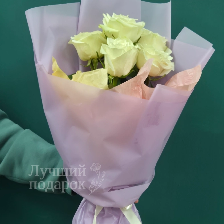 Букет из белых роз &laquo;Классика&raquo;