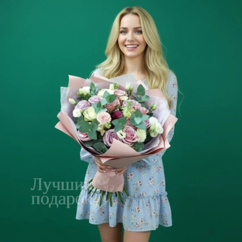 Букет  &laquo;Сливочный десерт&raquo;