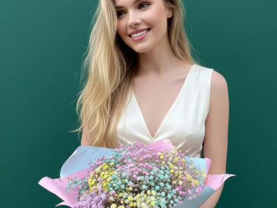 Юукет из гипсофилы «Кружево»