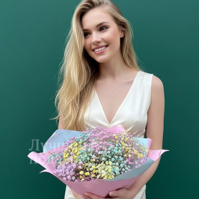 Юукет из гипсофилы &laquo;Кружево&raquo;