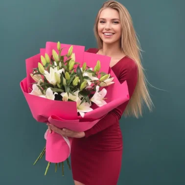 Букет из лилий 