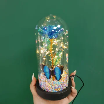 Роза в колбе - ночник