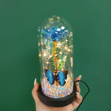 Роза в колбе - ночник