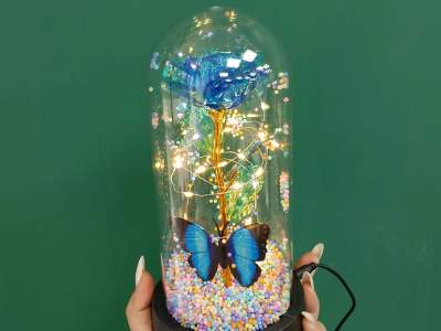 Роза в колбе - ночник