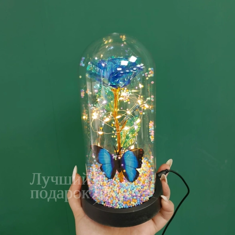 Роза в колбе - ночник