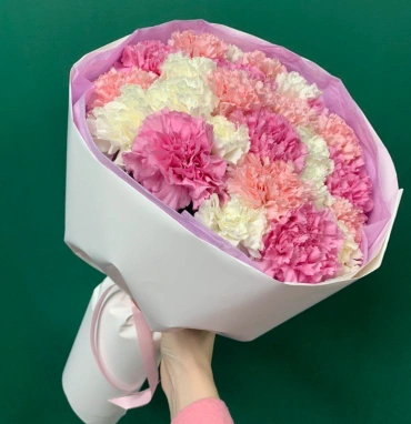 Букет из  диантусов «Зефирки»