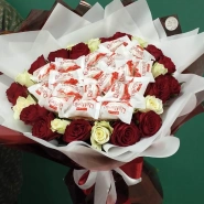 Букет  в форме сердца &laquo;Любовь и коварство&raquo; 2