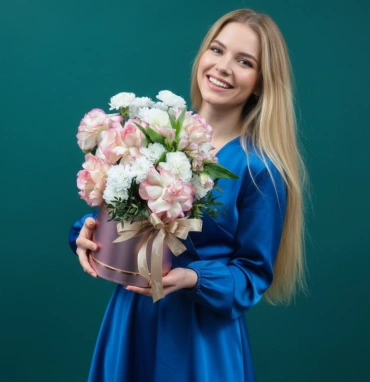 Композиция в шляпной коробке «Магнетизм»