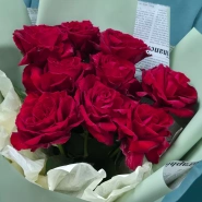 Букет из красной розы &laquo;Парижанка&raquo; 2