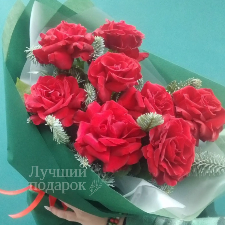Букет из красной розы &laquo;Катюша &raquo;