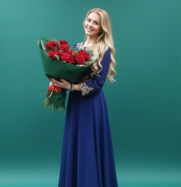 Букет из красной розы «Катюша »