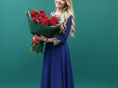 Букет из красной розы «Катюша »