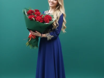 Букет из красной розы «Катюша »