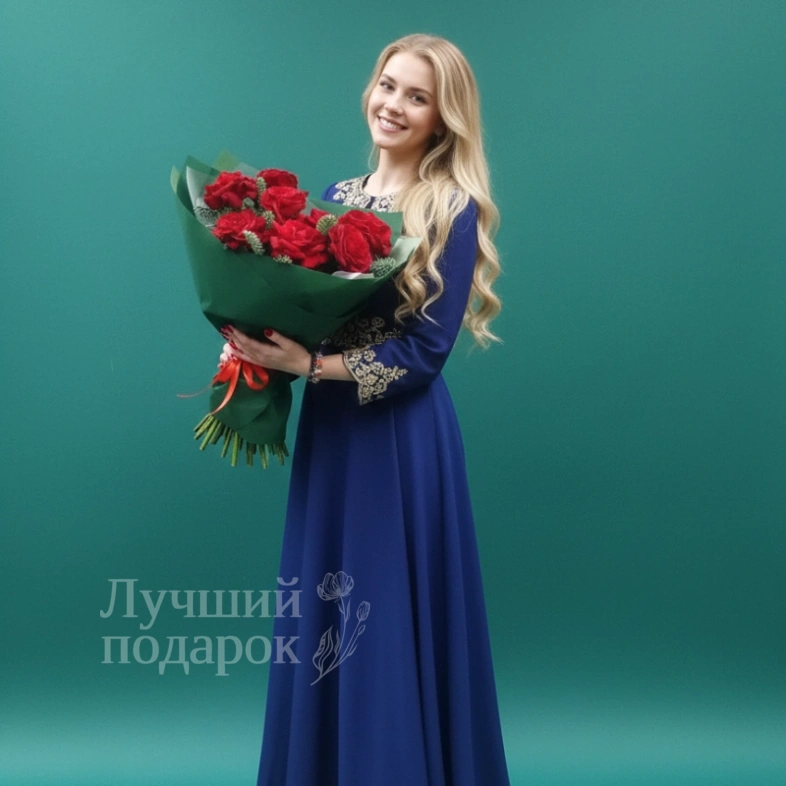 Букет из красной розы &laquo;Катюша &raquo;