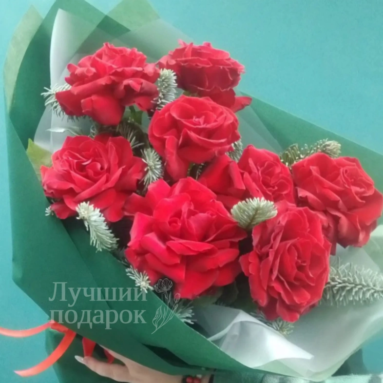 Букет из красной розы &laquo;Катюша &raquo;