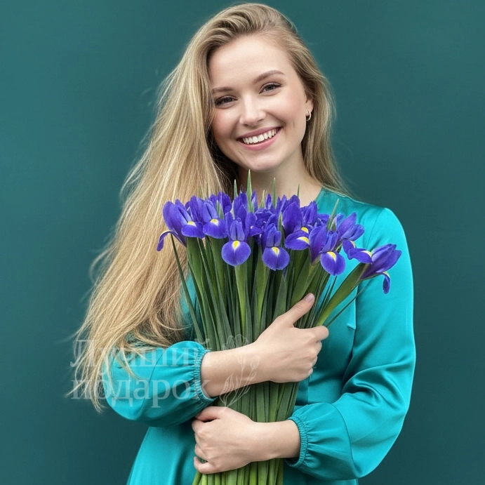 Букет из ирисов &laquo;Ириска&raquo;