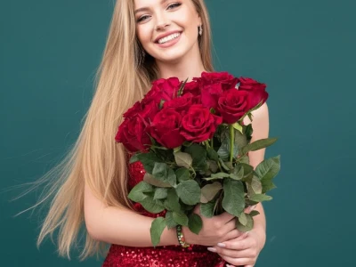 Красные розы «Бархат»