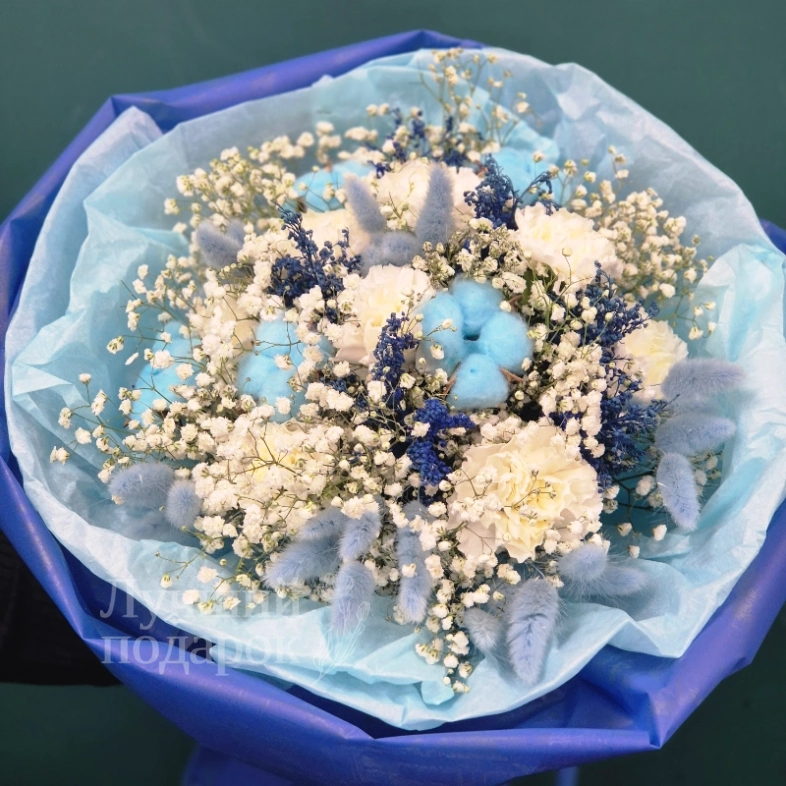 Букет &laquo;Синий иней&raquo;