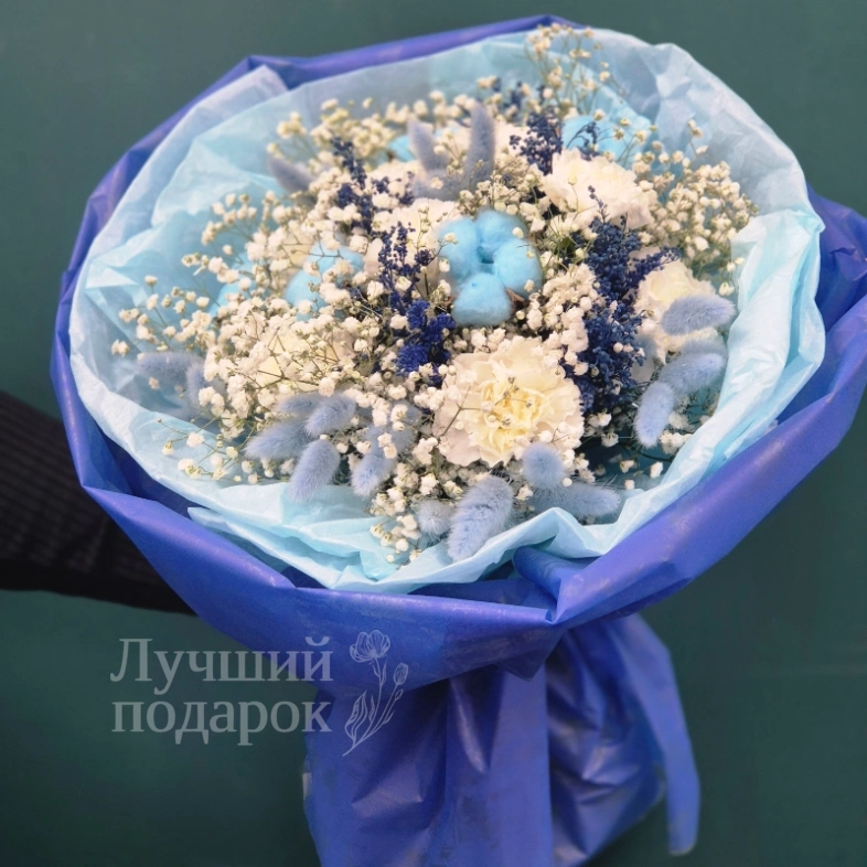 Букет &laquo;Синий иней&raquo;