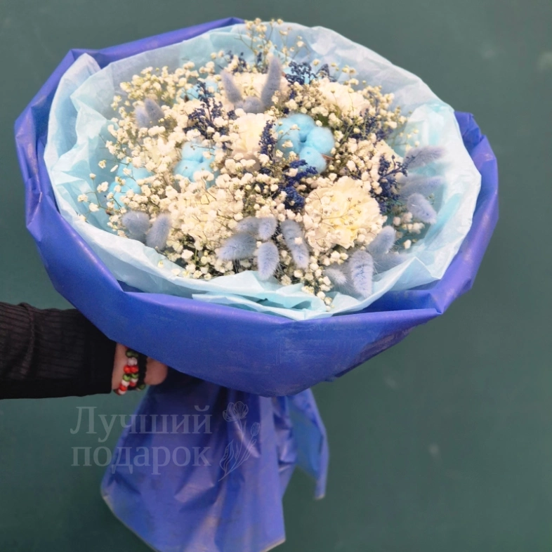 Букет &laquo;Синий иней&raquo;