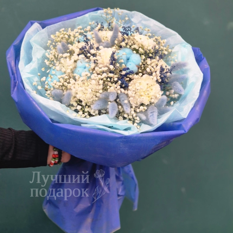 Букет &laquo;Синий иней&raquo;