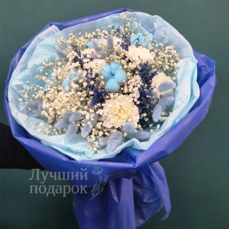 Букет &laquo;Синий иней&raquo;