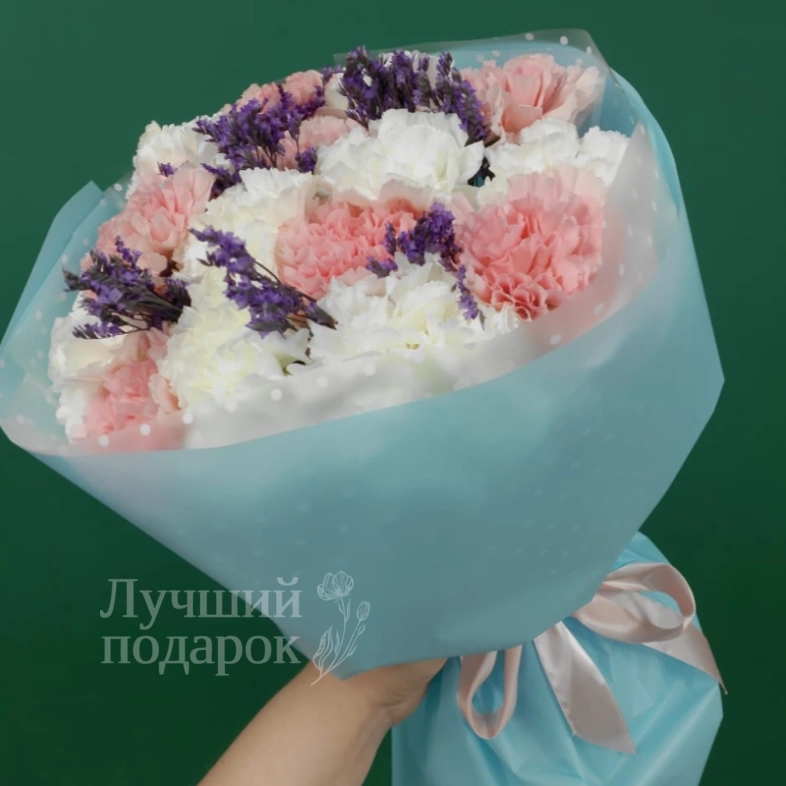 Букет из диантусов &laquo;Капелька&raquo;