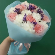 Букет из диантусов &laquo;Капелька&raquo; 1