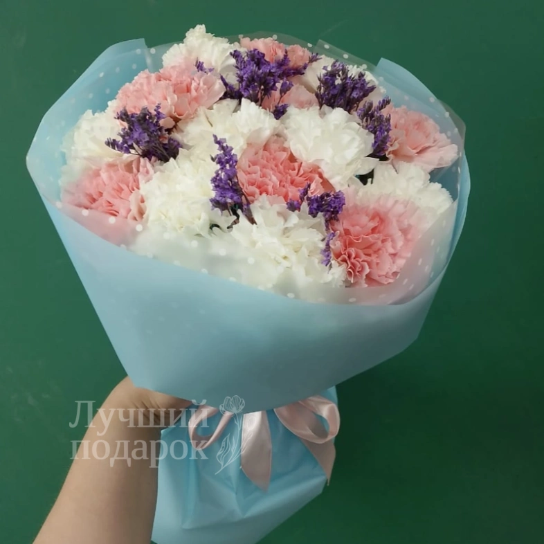 Букет из диантусов &laquo;Капелька&raquo;
