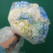 Букет из гортензии &laquo;Морской прибой&raquo; 1