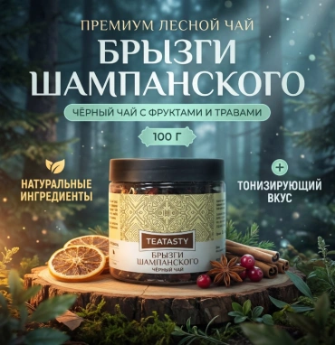 Чай чёрный «Брызги шампанского