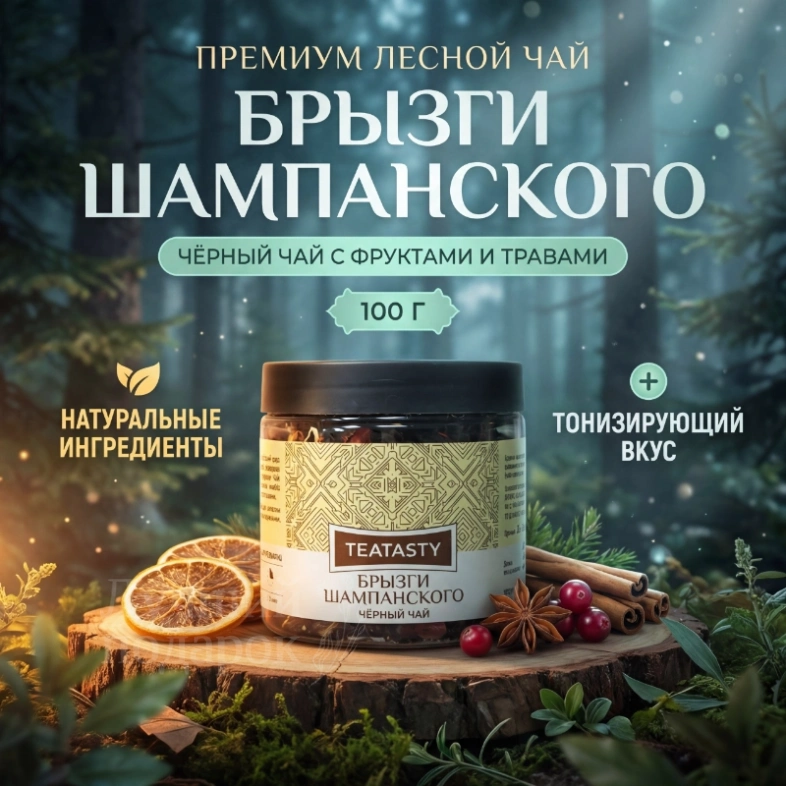 Чай чёрный &laquo;Брызги шампанского"