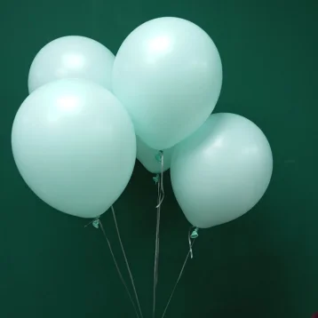 Воздушные шары голубые