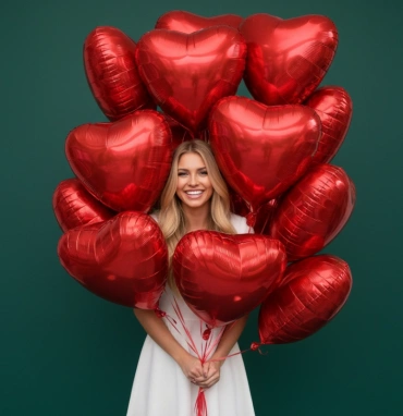 Фольгированный шар «Сердце»