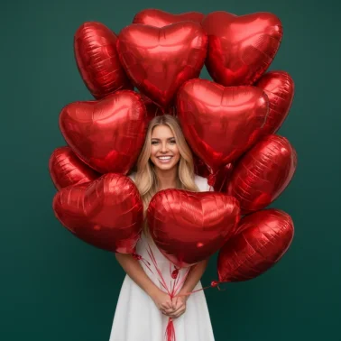 Фольгированный шар «Сердце»
