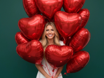 Фольгированный шар «Сердце»