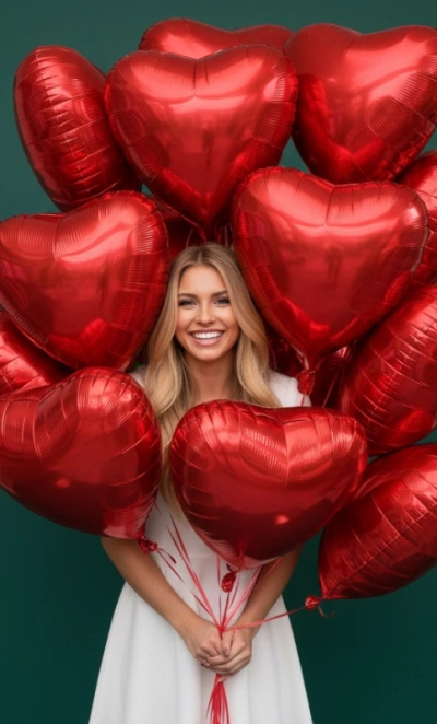 Фольгированный шар «Сердце»