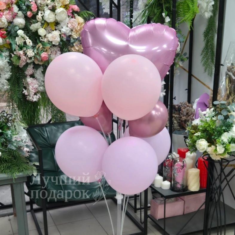Фонтан из воздушных шаров  &laquo;Пастель&raquo;