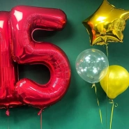 Воздушные шары &laquo;15 лет&raquo; 2