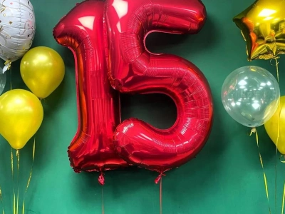 Воздушные шары «15 лет»