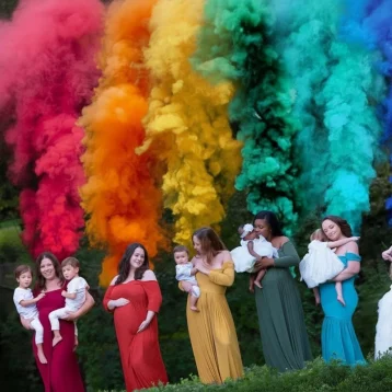 Цветной дым