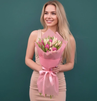 Букет из тюльпанов «Весна»