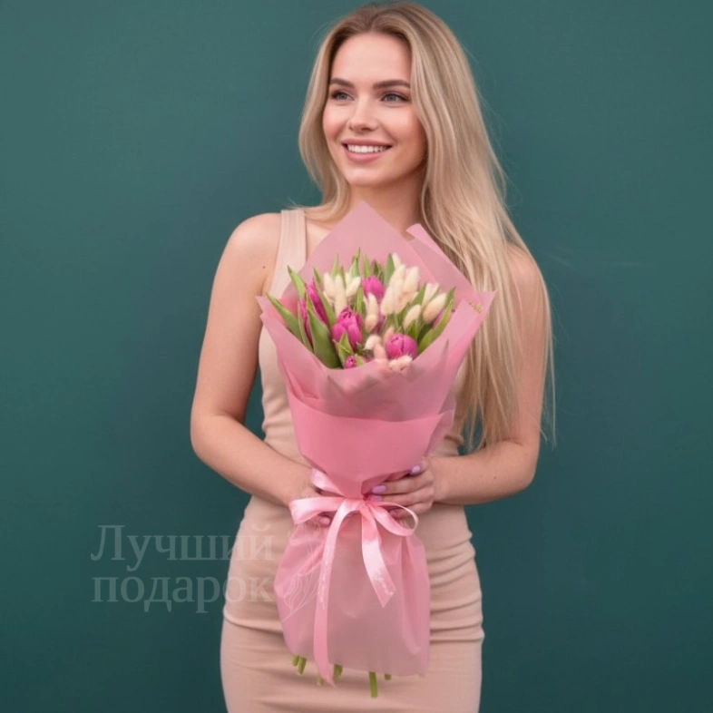 Букет из тюльпанов &laquo;Весна&raquo;